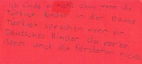 Türkisch in der Schule - Nein!