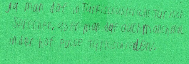 Türkisch in der Schule - Ja!