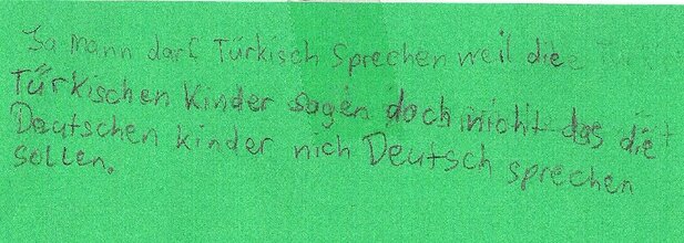 Türkisch in der Schule - Ja!
