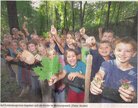 Die Viertklässler der Vennbruchschule bei den Waljugendspielen in Dinslaken
