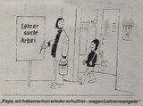Karikatur aus der Tageszeitung