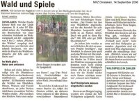 Zeitungsbericht