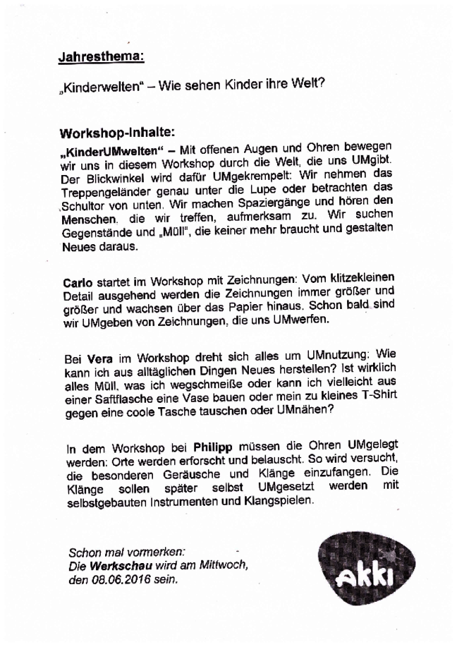 Kinderumwelten