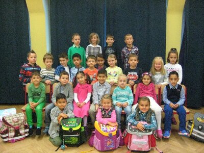 Gerade mal 10 Tage in der Schule: Unsere 1a 1a