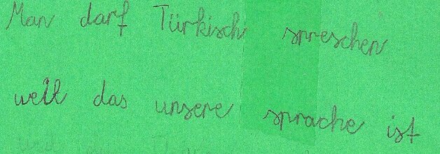Türkisch in der Schule - Ja!